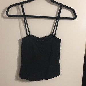 Brandy Melville black crop top